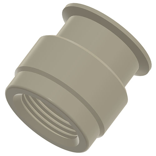 PP ISO Clamp mit IBC- Anschlu&szlig; S 60 x 6 mm